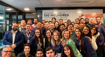 Globalsat Brasil, has been awarded with the GPTW seal for the fifth consecutive year